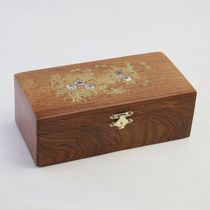 Vietnamese rosewood mahogany jewelry box Vintage cosmetic box Solid wood jewelry jewelry box Chinese storage box