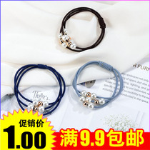 Head rope hipster Mori Women Adult Simple Hairband Headwear Hair Rubber Band Personality Korean Hair Strings
