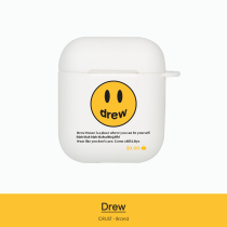 The crust says the creative trendy brand smiley face is suitable for Airpods1 2nd generation protective cover soft Apple pro earphone case 3 Bieber