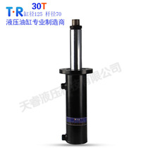 30 tons of high-pressure cylinder hydraulic cylinder two-way hydraulic oil press Packing oil top custom hydraulic station system