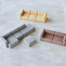 sort Danish HAY sofa MAGS Nordic sofa wool fabric sofa modern simple large sofa combination