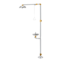 Stainless steel composite spray eyewash device anti-corrosion shower factory inspection emergency laboratory spray plastic ABS industry 2448