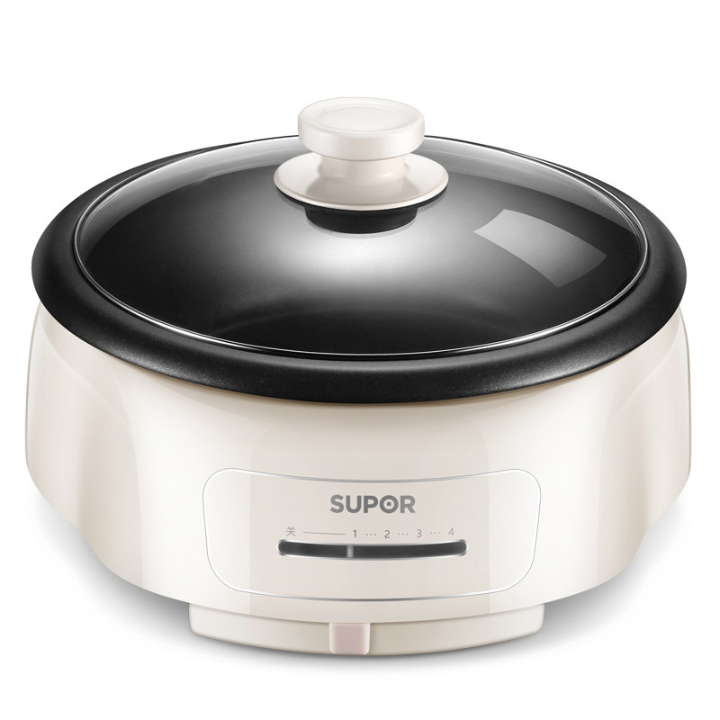 苏泊尔电火锅多功能锅家用宿舍锅煮面电热锅4l电煮锅小电锅学生锅