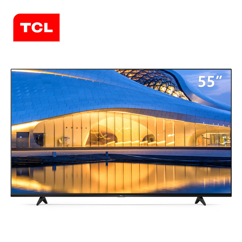 tcl55英寸液晶平板电视机55n6684k超高清超薄全面屏人工智能智慧屏