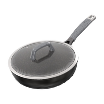 Aistar wok fume-free titanium non-stick magic stone frying pan gold steel cyclone household wok shovel available