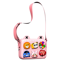 Childrens Crossbody Bag Girls Fashion Handbag Creative Cute Childrens Trendy New Dopamine Outing Backpack 2273