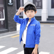 Boys coat spring and autumn 2020 Tong Korean casual top little boy cotton cardigan zipper sweater