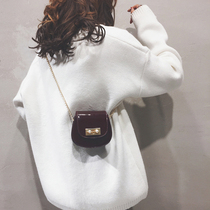 Shangxin mini texture bag female 2019 new explosive trendy chic chain shoulder bag simple all-match messenger bag