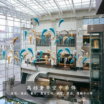 Jewelry store Air pendant corridor indoor hanging decoration ocean theme ceiling ceiling beautiful Chen decoration dolphin hanging decoration