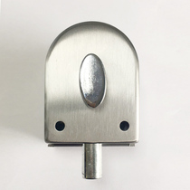 Glass door lock floor lock Stainless steel latch single open glass door floor lock Hotel office door lock free opening
