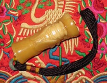 Tibetan yak bone cylindrical bamboo joint Cicada bone carving parts handle parts