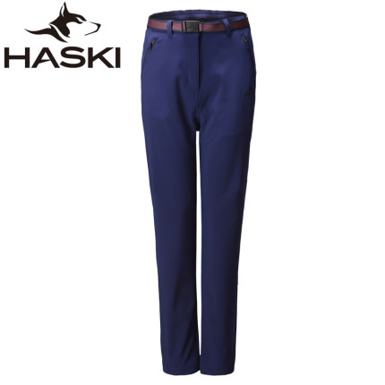 HASKI户外女士防寒软壳裤冬季徒步登山