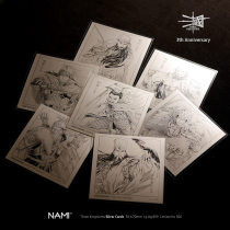 3-year anniversary of the three countries series of commemorative silver cards 7