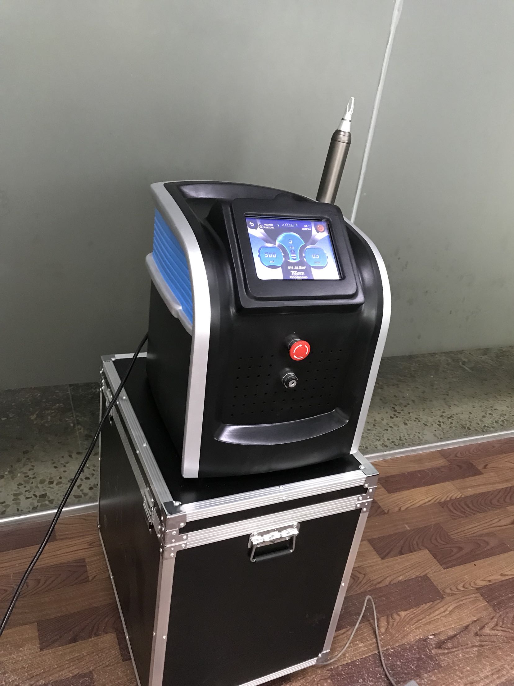 台式微皮秒蜂巢小皮秒洗眉机祛斑洗纹身黑脸娃娃755激光小皮秒仪