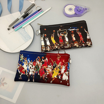 Basketball Star NBA James Cosby Pen Bag Large Capacity Pencil Case Junior High School Lead Pencil Case Boy Do Nt Bump