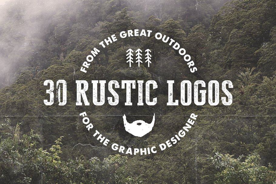 logo素材30个质朴的手绘设计30rustichanddrawnlogos