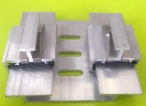 Aluminum alloy transverse bone pendant clay plate for curtain wall