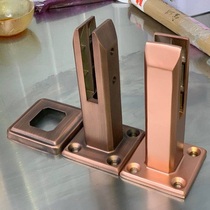 Frameless glass guardrail accessories glass sleeve glass clamp 304 stainless steel pool column