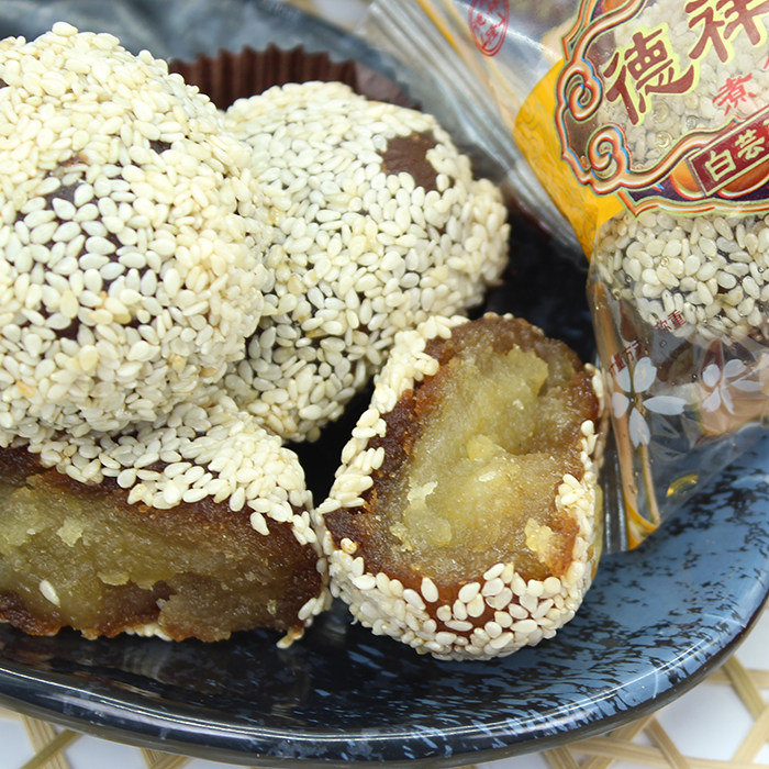 德祥隆 闻喜煮饼 零食甜点传统糕点 408g 山西运城特产 拍4盒包邮