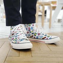 Discount package tax Japan Converse ALL STAR US NATIONSFLAG flag logo canvas shoes
