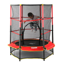 Childrens trampoline Home kindergarten trampoline sensory system training Children commercial with protective net baby Indoor fitness jump bed