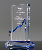 Normantik Original Iceberg Crystal Creativity Trophy Upscale Trophy Custom Company Annual Conference Medal Authorization Card