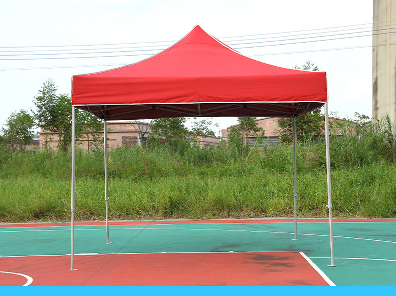 户外广告顶布四角棚子四脚帐篷加厚防雨顶布遮阳棚雨篷布伞篷 3x3