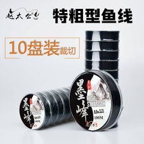 100 meters bold black fishing line 10 12 up to 10 plates of anchor fish hanging fishing rod fishing tackle