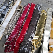 Rare Snake Peel Real Snake Leather Leather Leather Leather Material Handpurse Strap Cell Phone Shell Leather Leather Leather Leather Material Patch Cloth