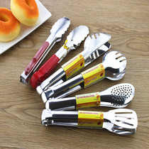 Food clip stainless steel food clip bread cooked steak meat buffet meal clip commercial kitchen grill clip