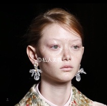 Private Beauty Weave Crystal Butterfly Knots Fairys Feminine Temperament Slim Earrings 925 Silver Earrings Without Dongle Clips