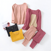 Non-scratched self-heating Women autumn Winter Warmth Lingerie DOUBLE FACE SUEDE ELASTIC BEATING BOTTOM HIGH WAIST KNEECAP AUTUMN CLOTHING AND AUTUMN TROUSERS