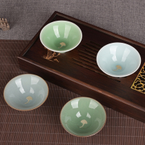 Turn to the thousand Young Porcelain Kung Fu Tea Cup Ceramic Bucket Ceramic Bucket Tea Cup