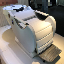 Barber shop electric shampoo bed half-lying hairdressing bed high-end fashion hair salon special hair full reclining Flushing bed
