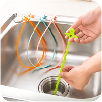 Bathroom manual pipe dredger Household sewer cleaning tool Sink drain plugging cleaning hook