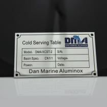 Signage plate nameplate machine equipment aluminum custom-made aluminum plate custom stainless steel metal bronze plate making corrosion cable identification