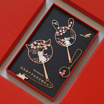 Cat Metal Bookmark Palace Create Gifts Classical Chinese FengFree engraving students with teacher children stationery
