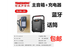 Temeacoustic Acoustics S06-26 Outdoor Portable Square Dance Home Connected Card Microphone Bluetooth Heavy Low Speaker