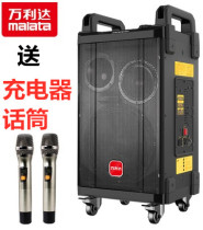 Vanlida Giant Tripod 15 Inch Outdoor Card Heavy Bass Square Dance Singing Performance Bluetooth Wireless Mic 12 Sound