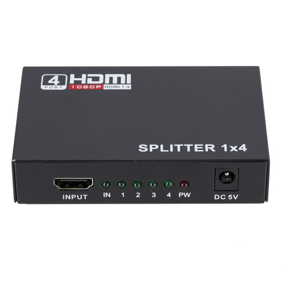 HDMI 유통 업체 1 포인트 4 세그먼트 화면 스플리터 4 포트 스플리터 3D 고화질 컴퓨터 오디오 및 비디오 동기화 HDMI 유통 업체 1 포인트 4 세그먼트 화면 스플리터 4 포트 스플리터 3D 고화질 컴퓨터 오디오 및 비디오 동기화
