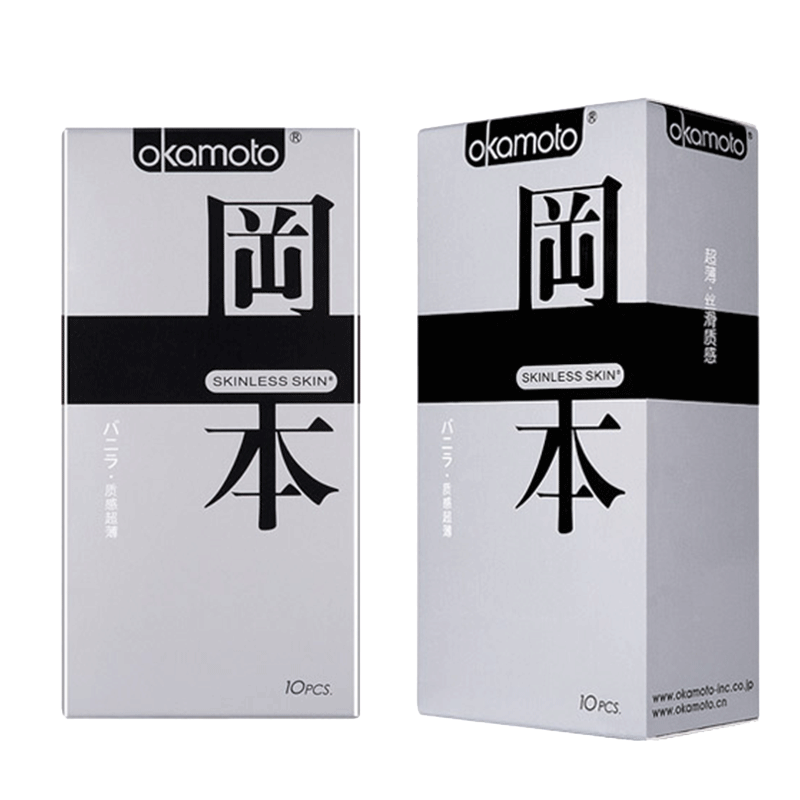 纯冈本质感超薄避孕套10只香草型成人情趣用品安全男用