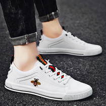 High-end Little White Shoe Mens Fall 100 Lap Breathable Little Honeybee Board Shoes Sports Youth Casual Trend Men Shoes Europe