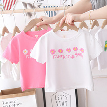 2020 Girls Summer New Short Sleeve T - shirts Children Wear a Baby Han Edition in a Puddy - shirt