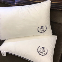 Cotton three-dimensional feather velvet elastic pillow core with zipper microfiber single comfortable hotel style fluffy pillow