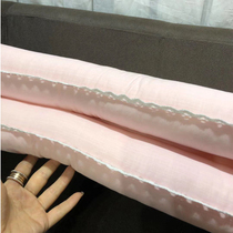 New pink low pillow 48*74cm adult low pillow youth pillow core cotton fabric comfortable medium hard pillow