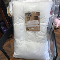 New cotton washed pillow white high-quality single adult pillow core machine-washable satin fabric comfortable pillow