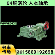 WPWEDKO60-100 70-120 80-135 worm gear reducer variable speed gearbox with motor