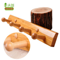 Wood Fresh Bedroom Wall Hanger Hanger Creative Home Hanger Wall Hanger Solid Wood Clothes Hanger Hanger