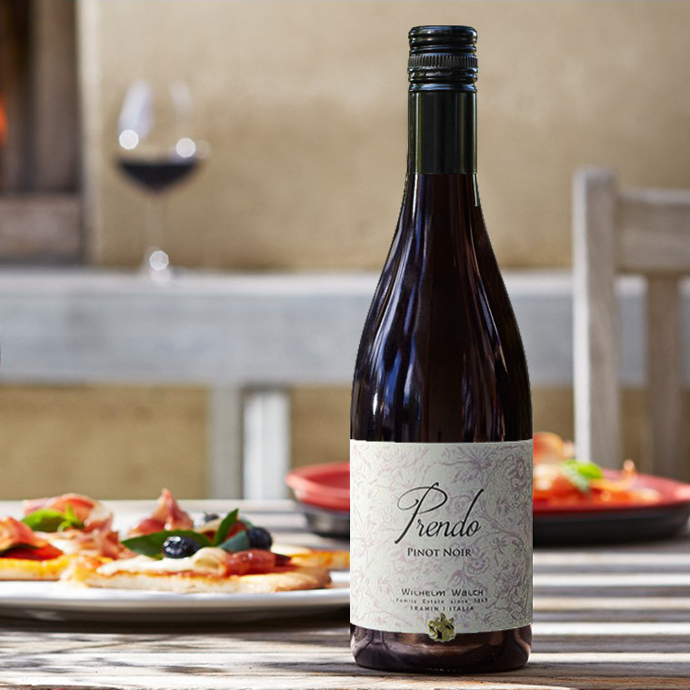 意大利 prendo pinot noir 黑皮诺橡木桶干红葡萄酒 原瓶进口红酒