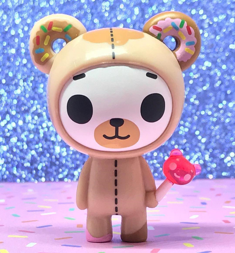 tokidoki盲盒甜甜圈女孩办公室桌面摆件迷你可爱收藏手办公仔